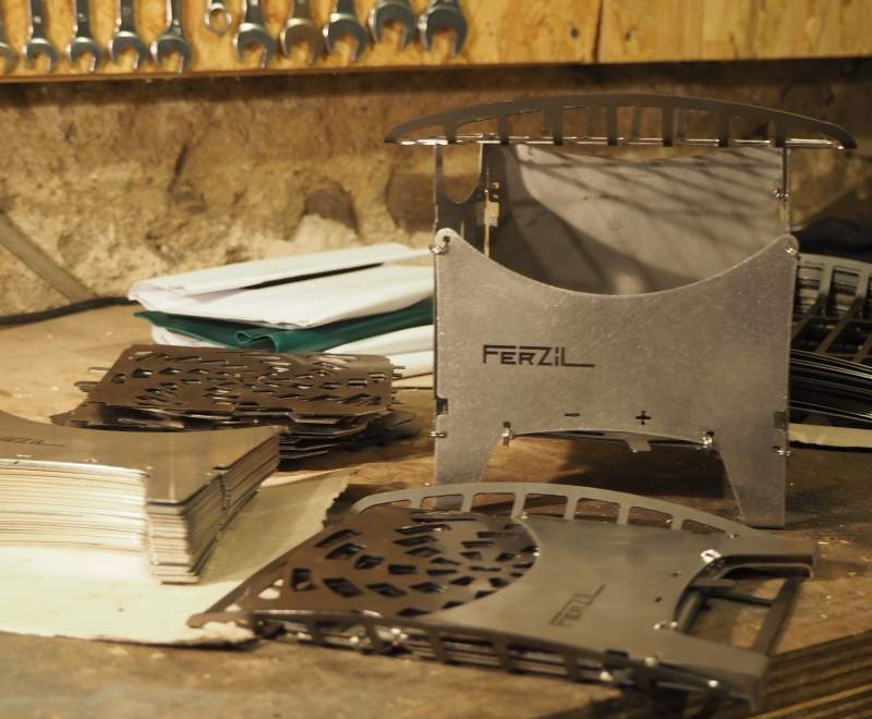 fabrication d'un lot de rechauds de randonnée Ferzil